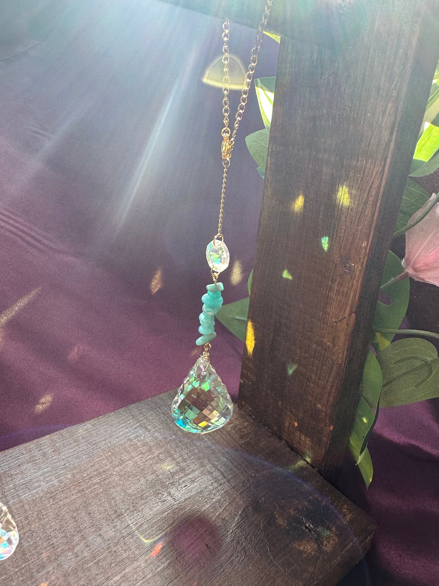 Amazonite Car Suncatcher