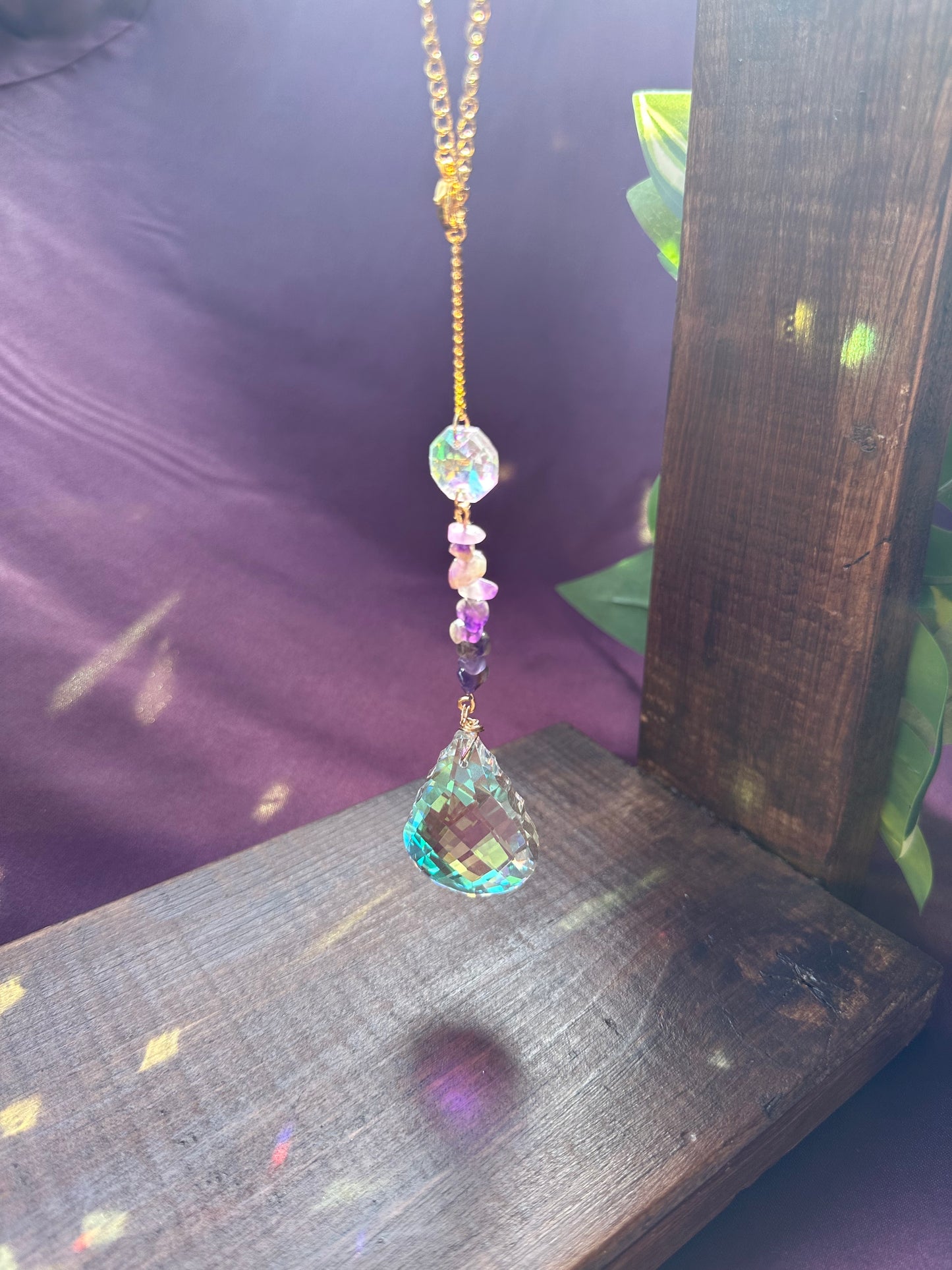 Amethyst Car Suncatcher